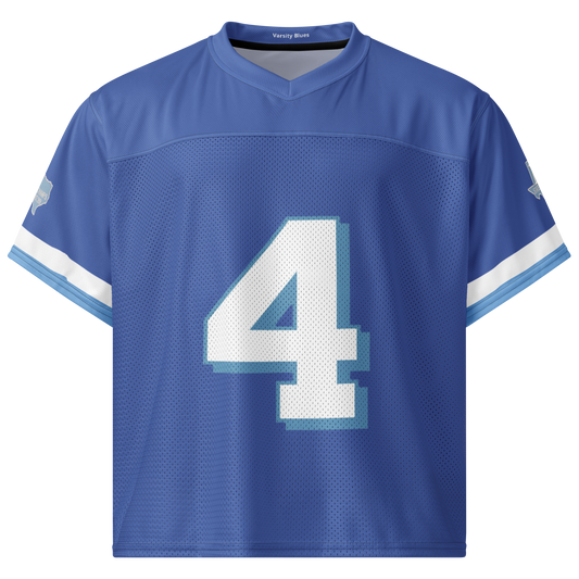 Varsity Blues Diamond League Boxy football jersey