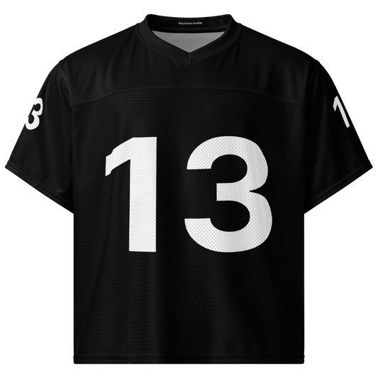 Any Given Sunday Diamond League Boxy football jersey